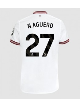 West Ham United Nayef Aguerd #27 Auswärtstrikot 2023-24 Kurzarm